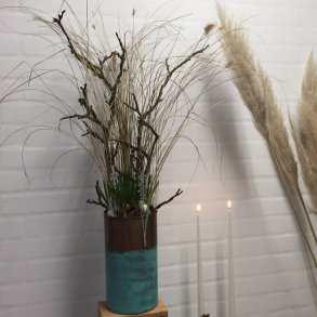 Gr&aelig;s og perlehyacinter