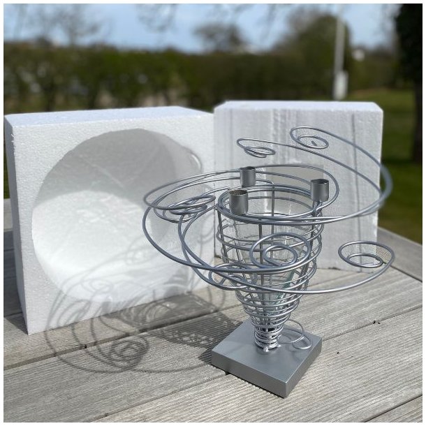 Spiralstativ med 2 forme