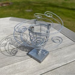 Spiralstativ med 2 forme